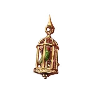 2009 JUICY COUTURE BIRDCAGE With Mirror CHARM AUTHENTIC YJRU3683